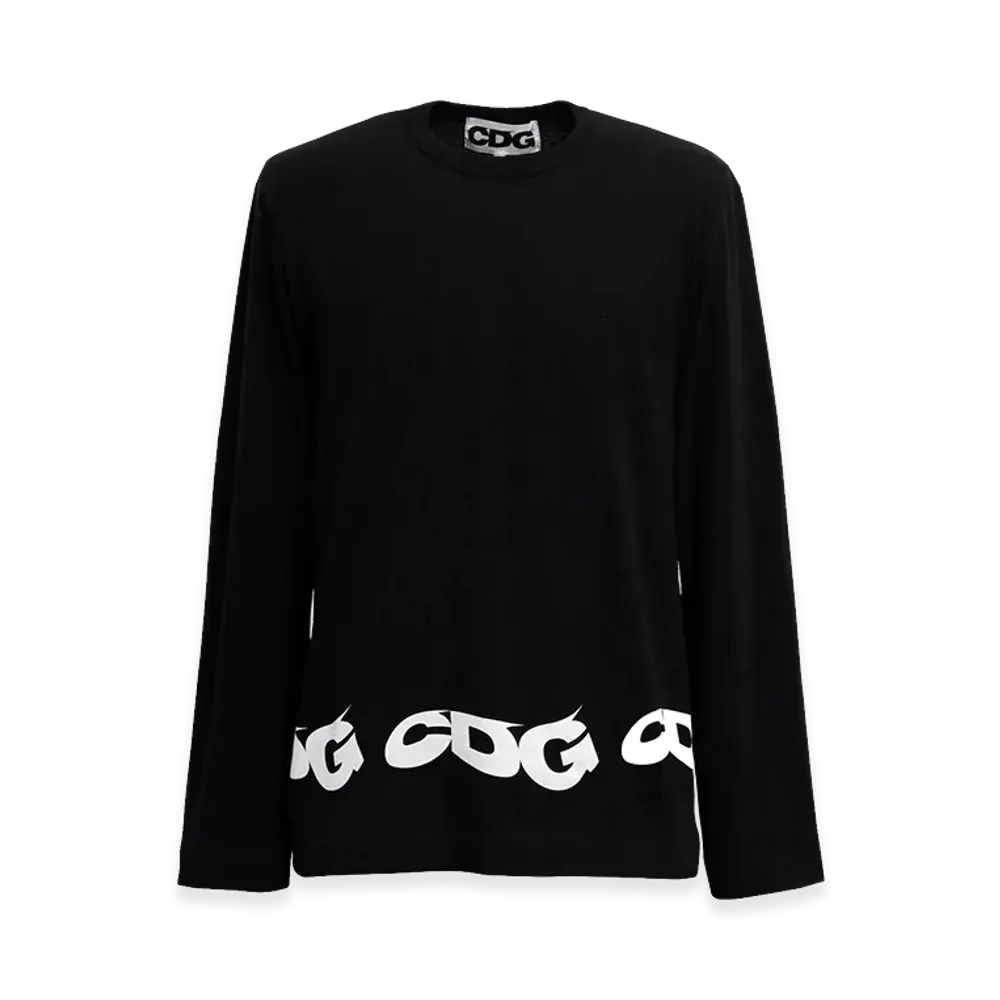 COMME des GARCONS CDG Classic Long Sleeved T-Shirt 5 "Black"