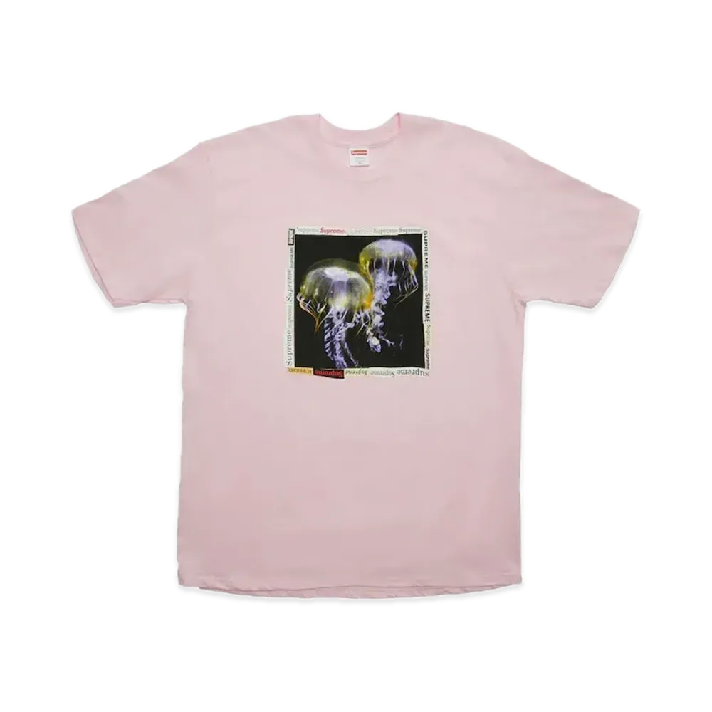 シュプリーム ジェリーフィッシュ Tシャツ "ライト ピンク"