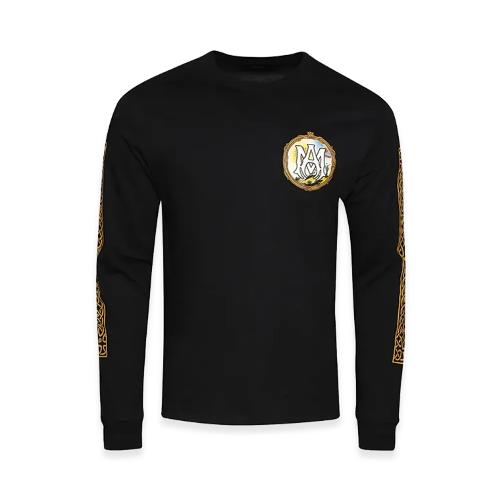 AMIRI Alchemy Frame Long Sleeve T-Shirt "Black"