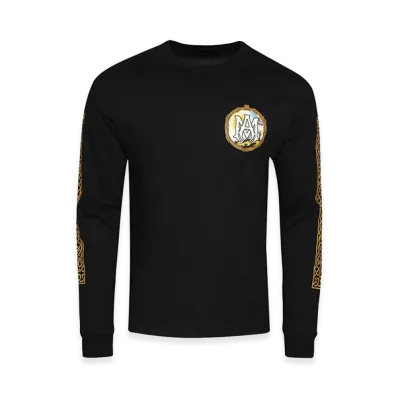 AMIRI Alchemy Frame Long Sleeve T-Shirt "Black"