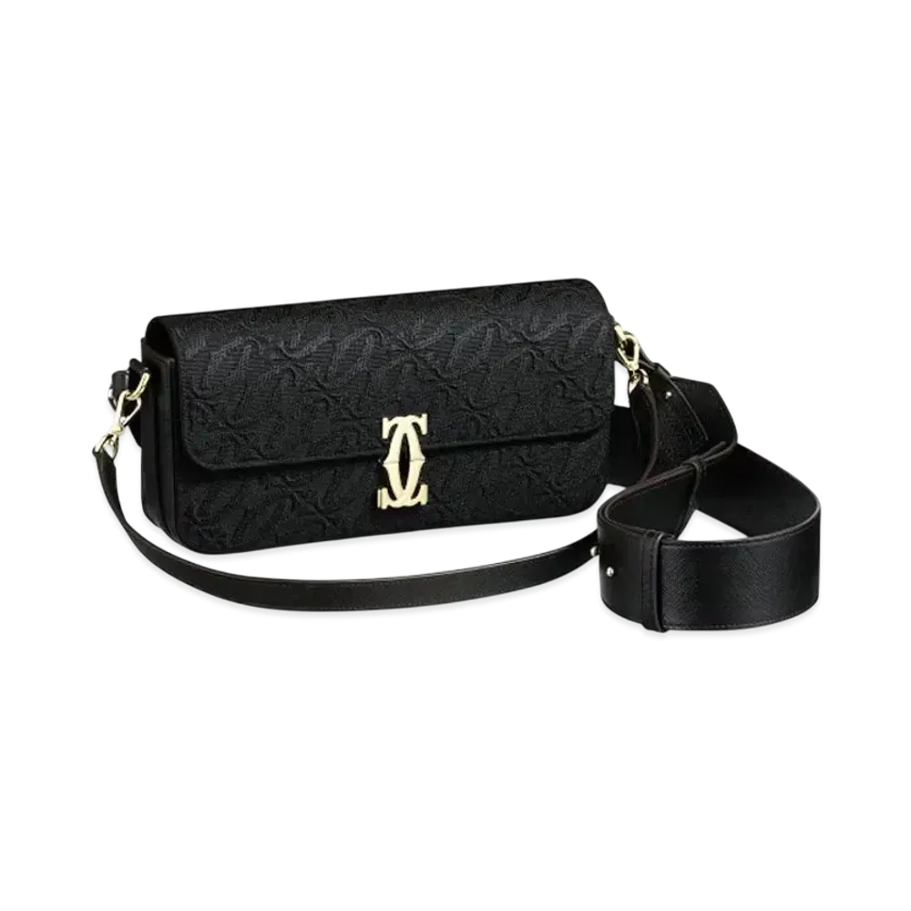 Cartier C de Cartier East-West Bag "Black"