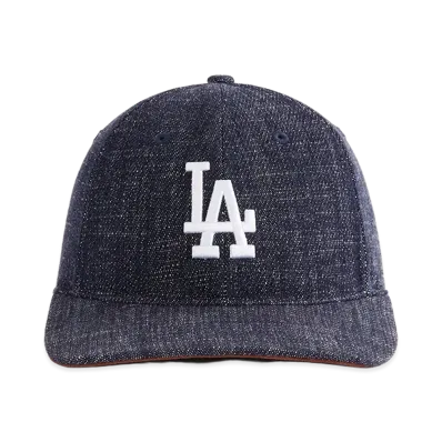 Kith &Kin x '47 for the Los Angeles Dodgers Wool Denim Franchise LS Cap "Blue Navy"