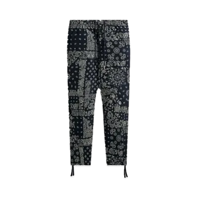 Kith Flocked Deconstructed Bandana Mercer 8 Pant "Nocturnal"