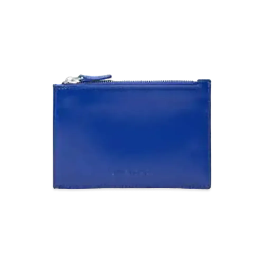 BALENCIAGA Men's Essential Long Coin And Card Holder "Blue"