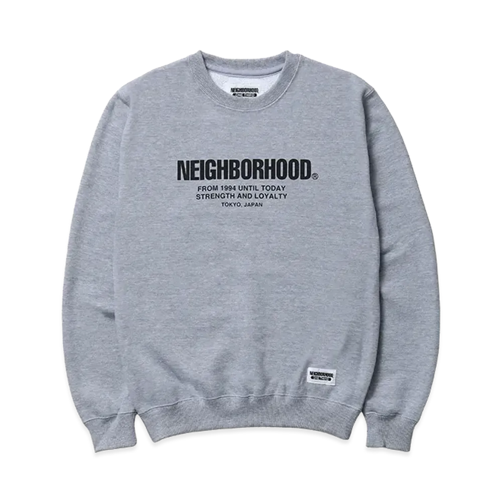 NEIGHBORHOOD Kids OT Sweat Shirt LS "Gray"