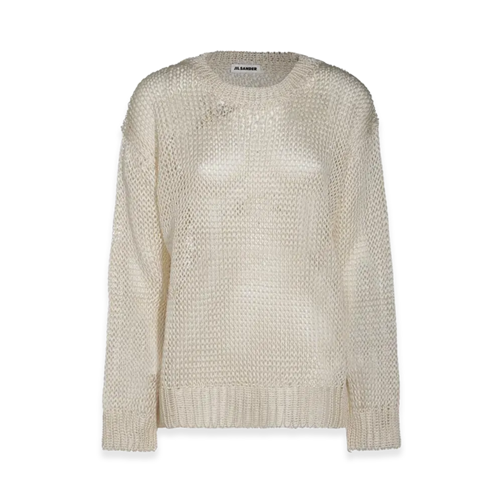 Jil Sander Women's Sweaters "Ivory"