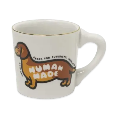 HUMAN MADE Dachs Coffee Mug "White"