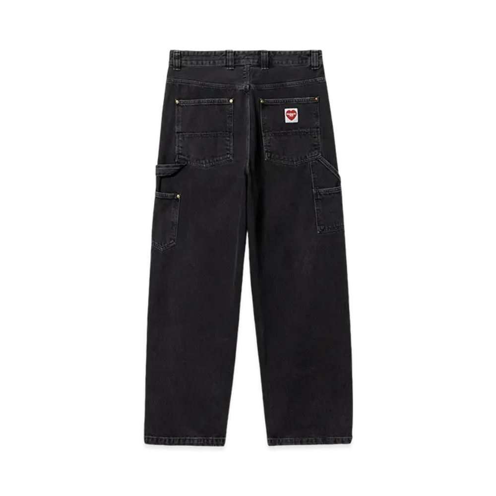 Carhartt WIP Nash Loose Fit Double Knee Pants "Black Stone Washed"