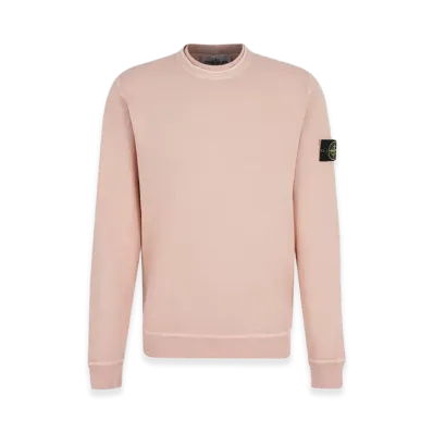 Stone Island Cotton Sweatshirt "Peach/Pink"