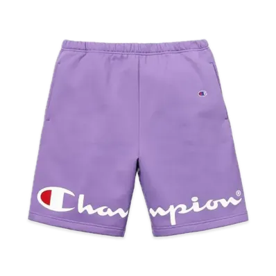 Supreme x Champion Sweatshort "Light Purple"