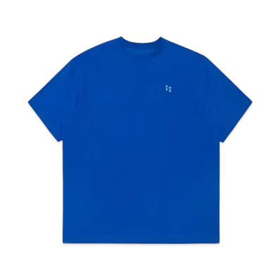 ADERERROR Tag T-Shirt 01 "Blue"