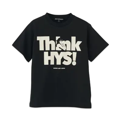 HYSTERIC GLAMOUR Kids Think Hys T-Shirt "Black"