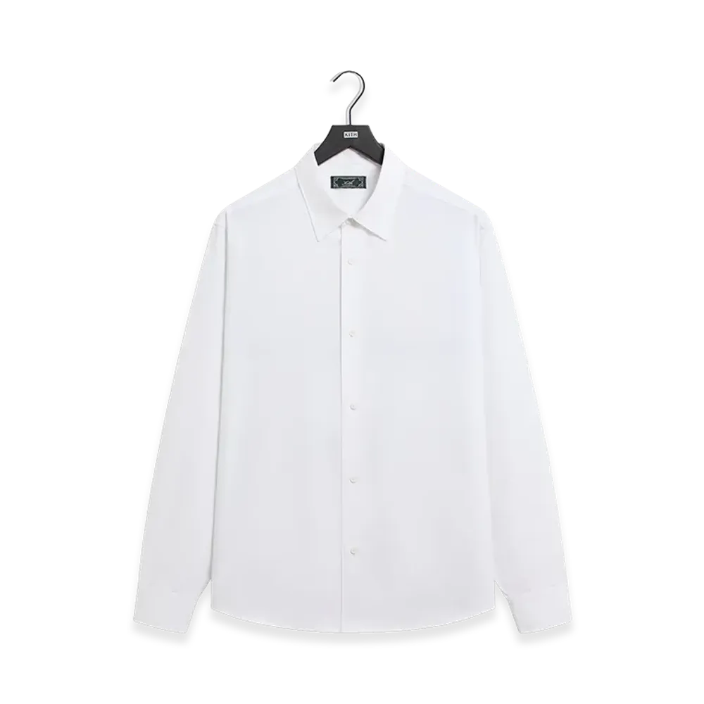 Kith &Kin Poplin Georgie Shirt "White"