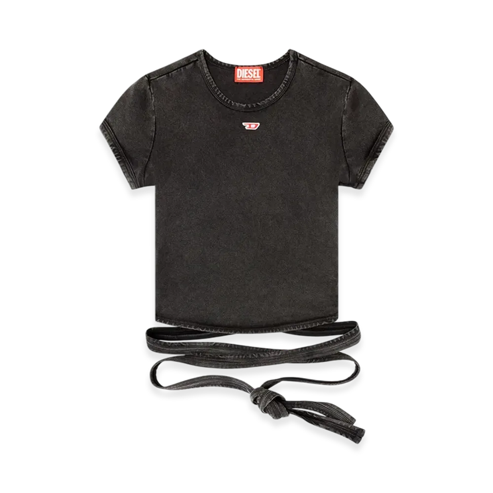 Diesel T-Bunny-Tail-R1 Short Sleeve Top "Black"