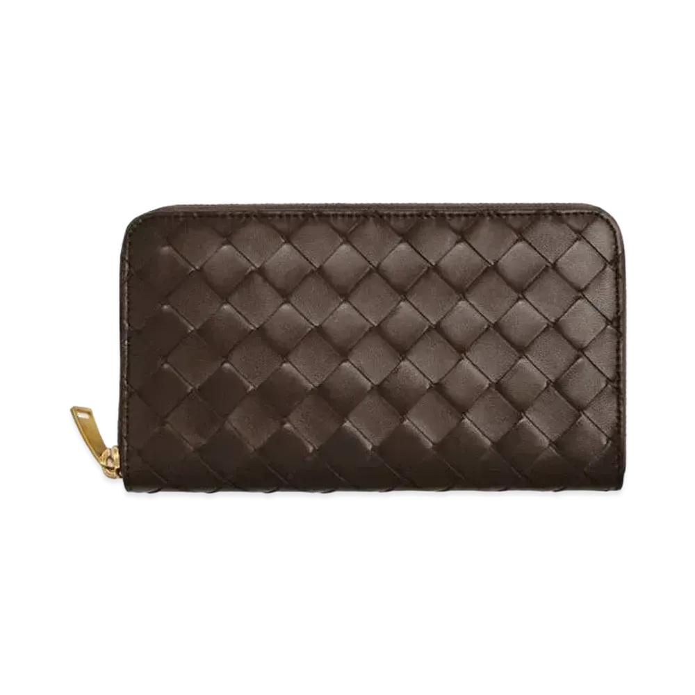 Bottega Veneta Zip Around Wallet "Potion"