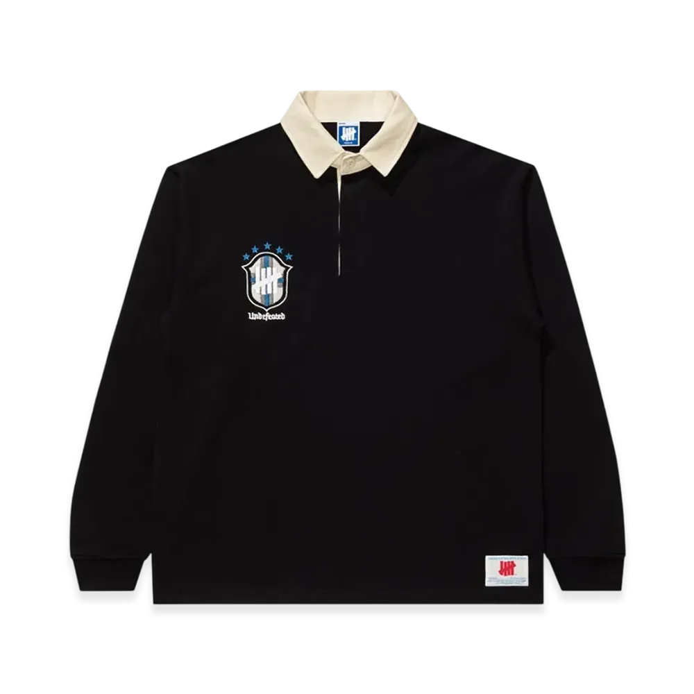 UNDEFEATED Crest L/S Rugby "Black"