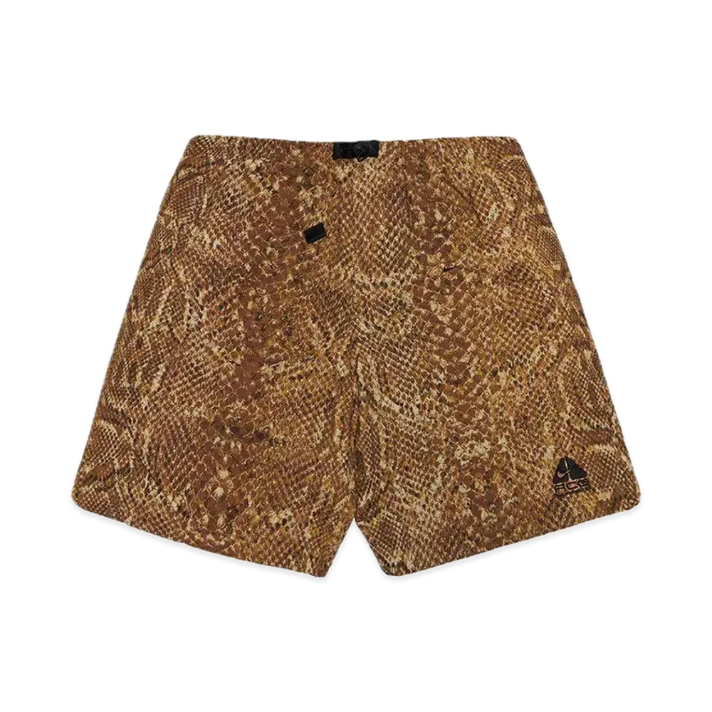 Supreme x Nike ACG Nylon Trail Short "Gold Snakeskin"