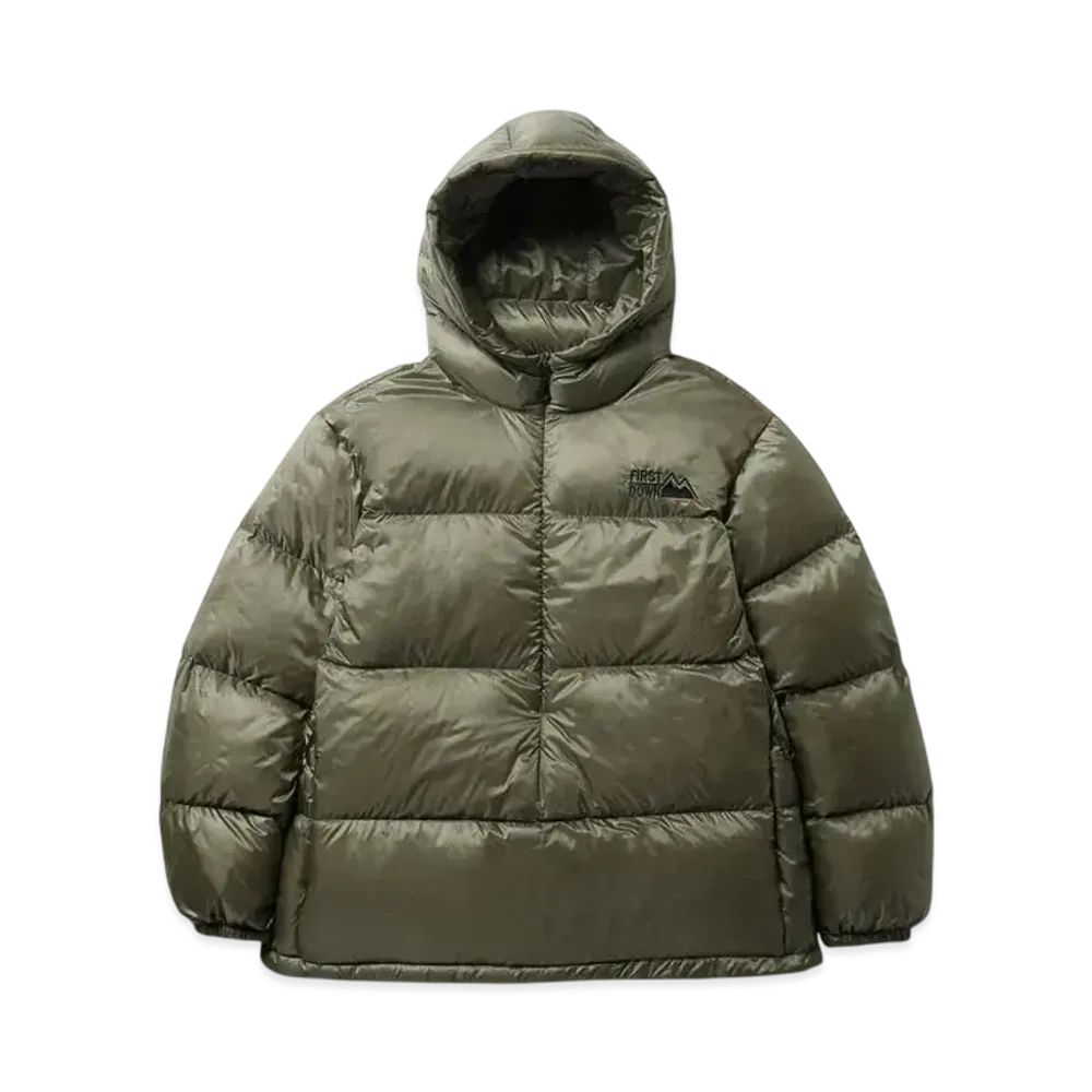 FIRST DOWN Light Bubble Down Anorak "Green"