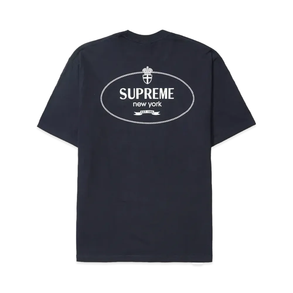 シュプリーム クレスト Tシャツ "ネイビー"