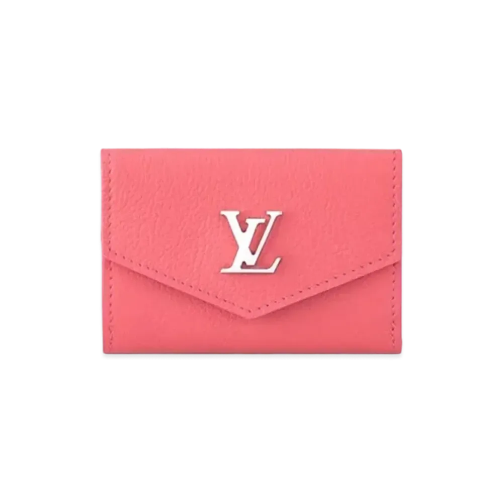 Louis Vuitton Lockmini Wallet Lockme Grained Calfskin Leather Japan Exclusive "Pink Sky"