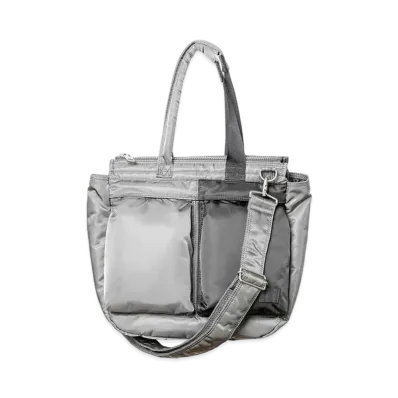 sacai x PORTER Pocket Tote Medium "Grey"