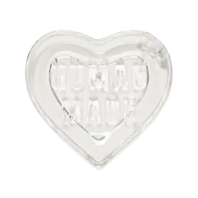 HUMAN MADE Heart Glass Tray "Clear"