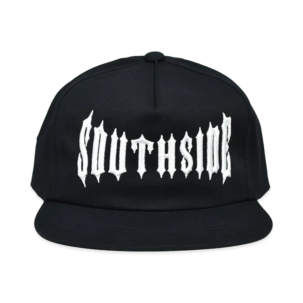 BREATH Southside Cross 5 Panel Cap "Black"
