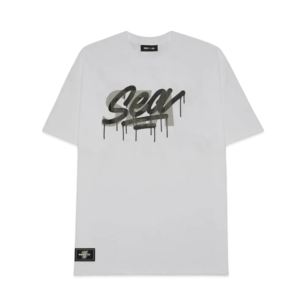 WIND AND SEA X IT'S A LIVING (SEA) T-SHIRT "White"