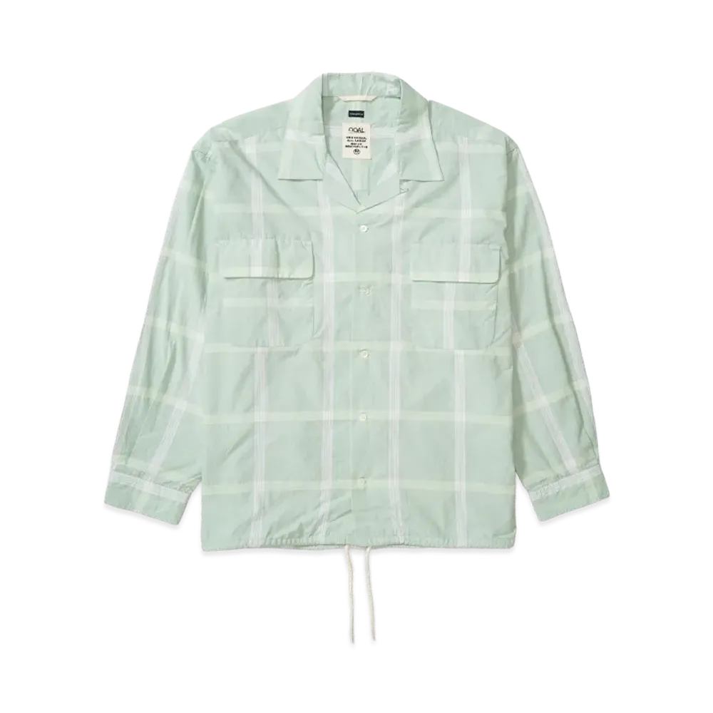 nanamica Palaka Check Shirt "CoralGreen"
