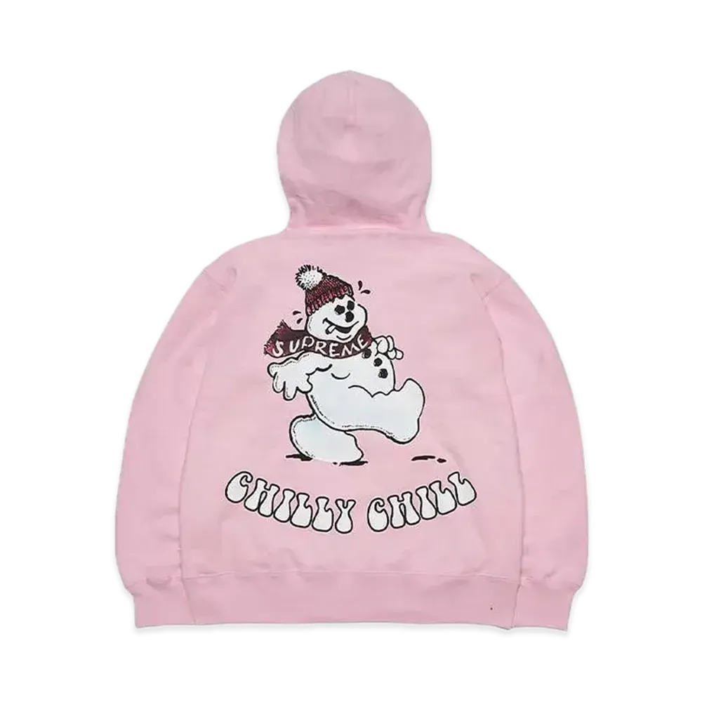 Supreme Snowman Hooded Sweatshirt "Light Pink"