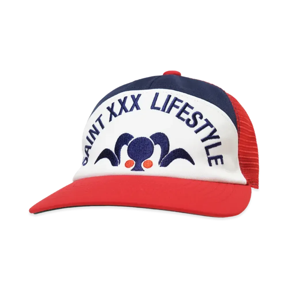 SAINT Mxxxxxx Mesh Cap/Life Style "Navy/Red"
