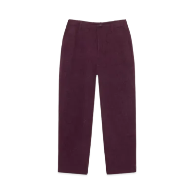 Stussy Relaxed Trouser Textured Wool "Wine"