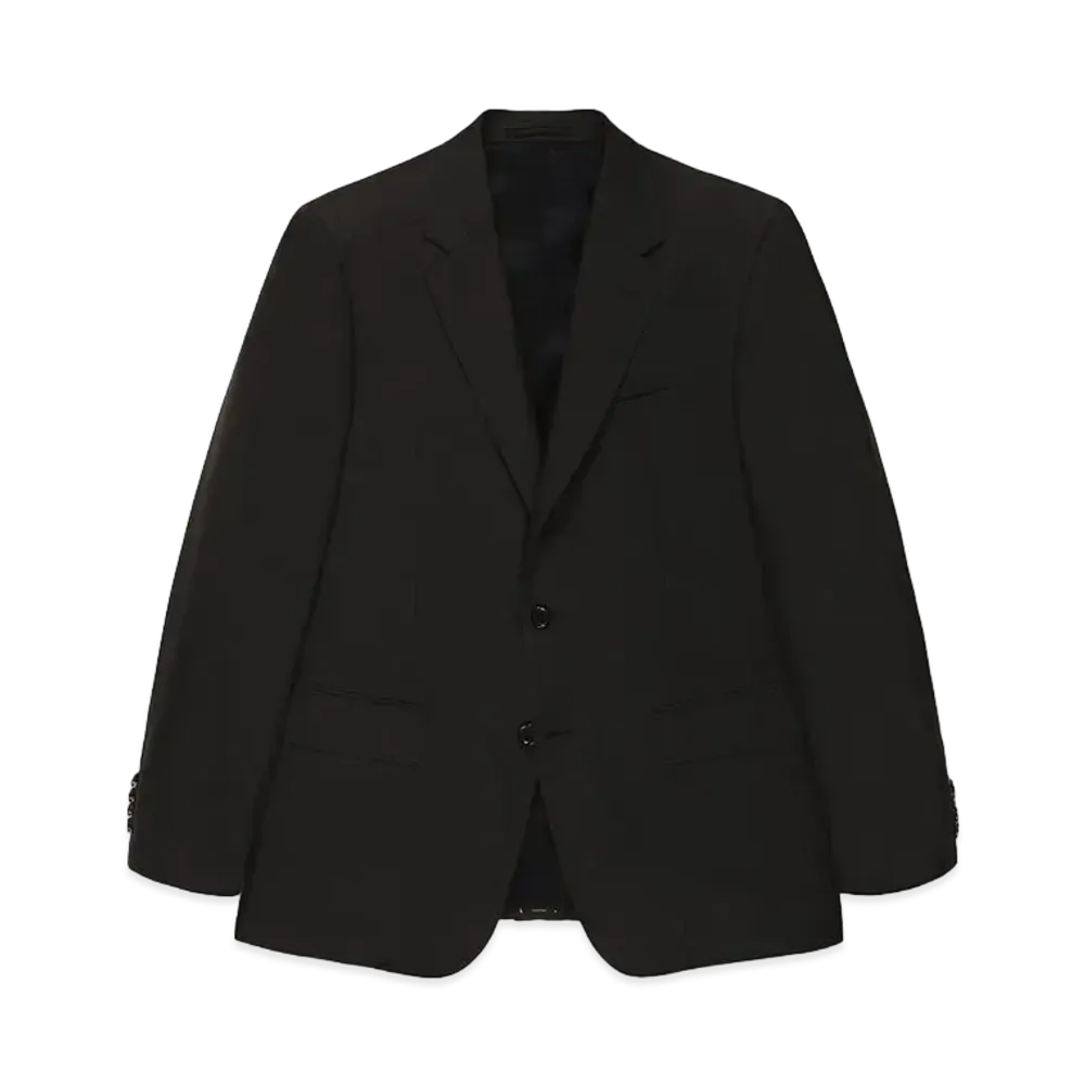 WACKO MARIA Dormeuil / Single Breasted Jacket "Black"