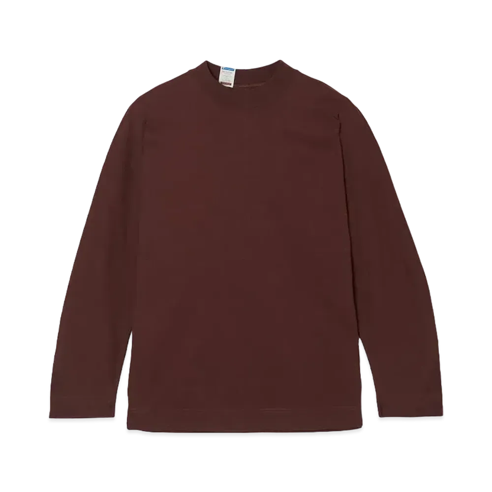 Champion x N.HOOLYWOOD Long Sleeve T-Shirt "Brown"