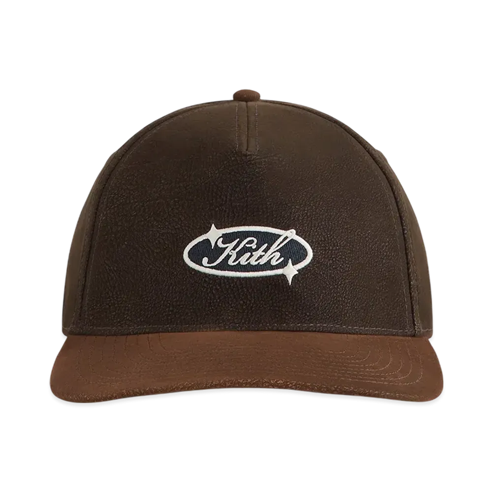 Kith Velvet Patina Bay Low Pinch Crown Snapback "Clever"