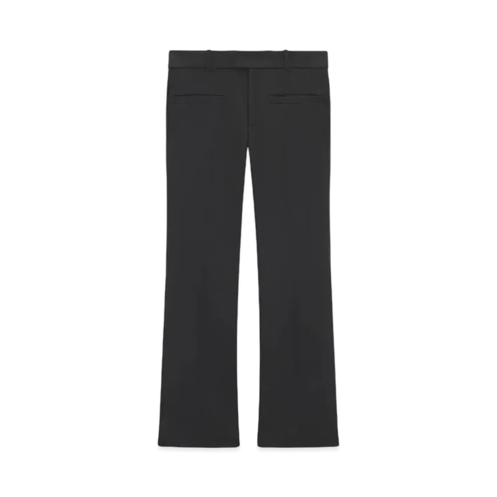 Courreges Retro Twill Heritage Pants "Black"
