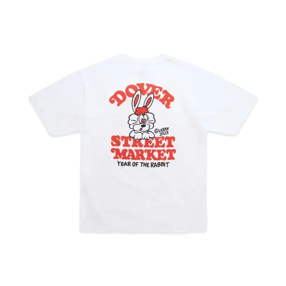 Dover Street Market (DSM) x VERDY Year of the Rabbit T-Shirt "White"