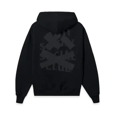 ANTI SOCIAL SOCIAL CLUB I FEEL NUMB Cancelled Tonal Hoodie "Black"