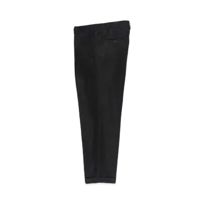 WACKO MARIA DORMEUIL / Glitter Pleated Trousers (type-1) "Black"
