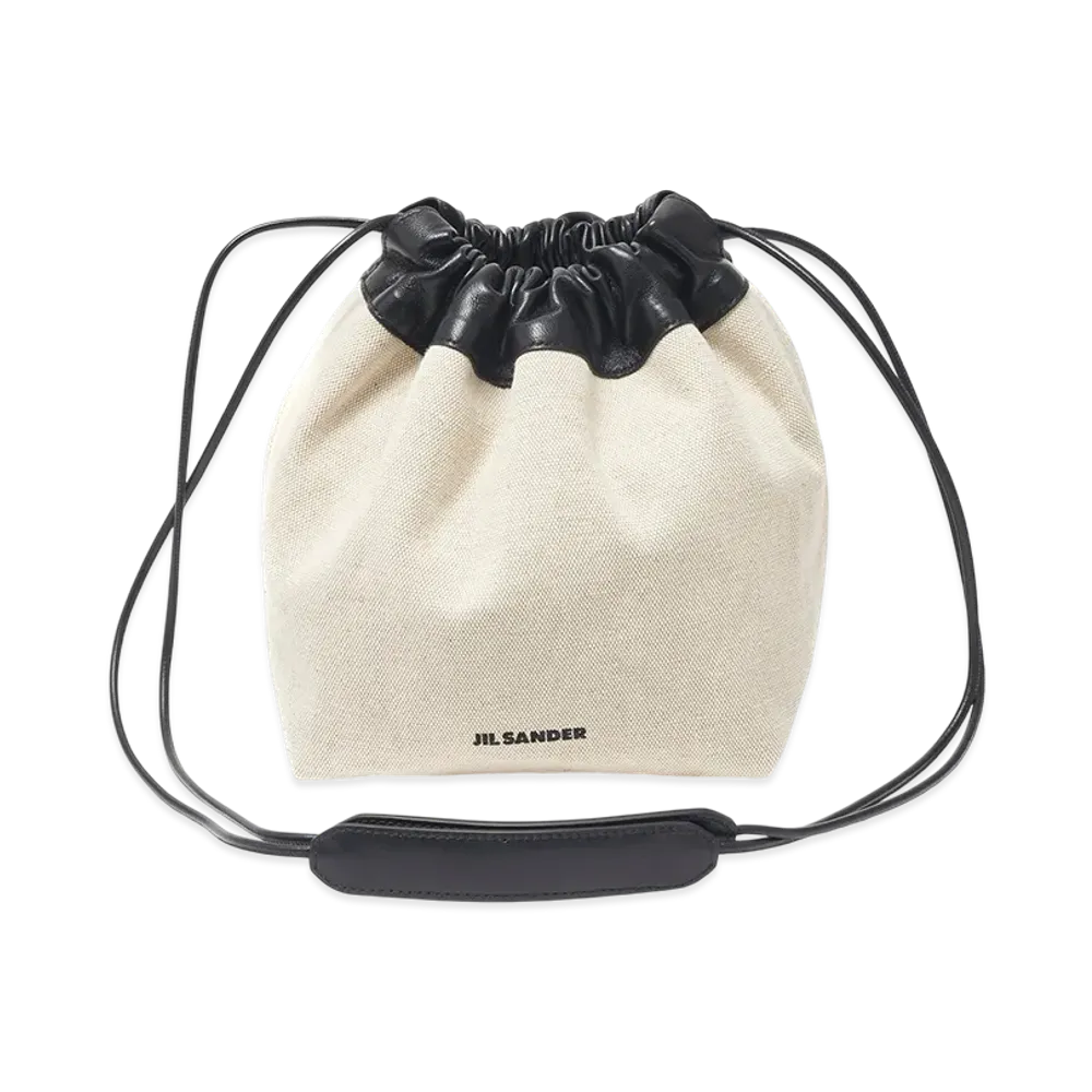 Jil Sander Crossbody Bag Dumpling "Black/White"