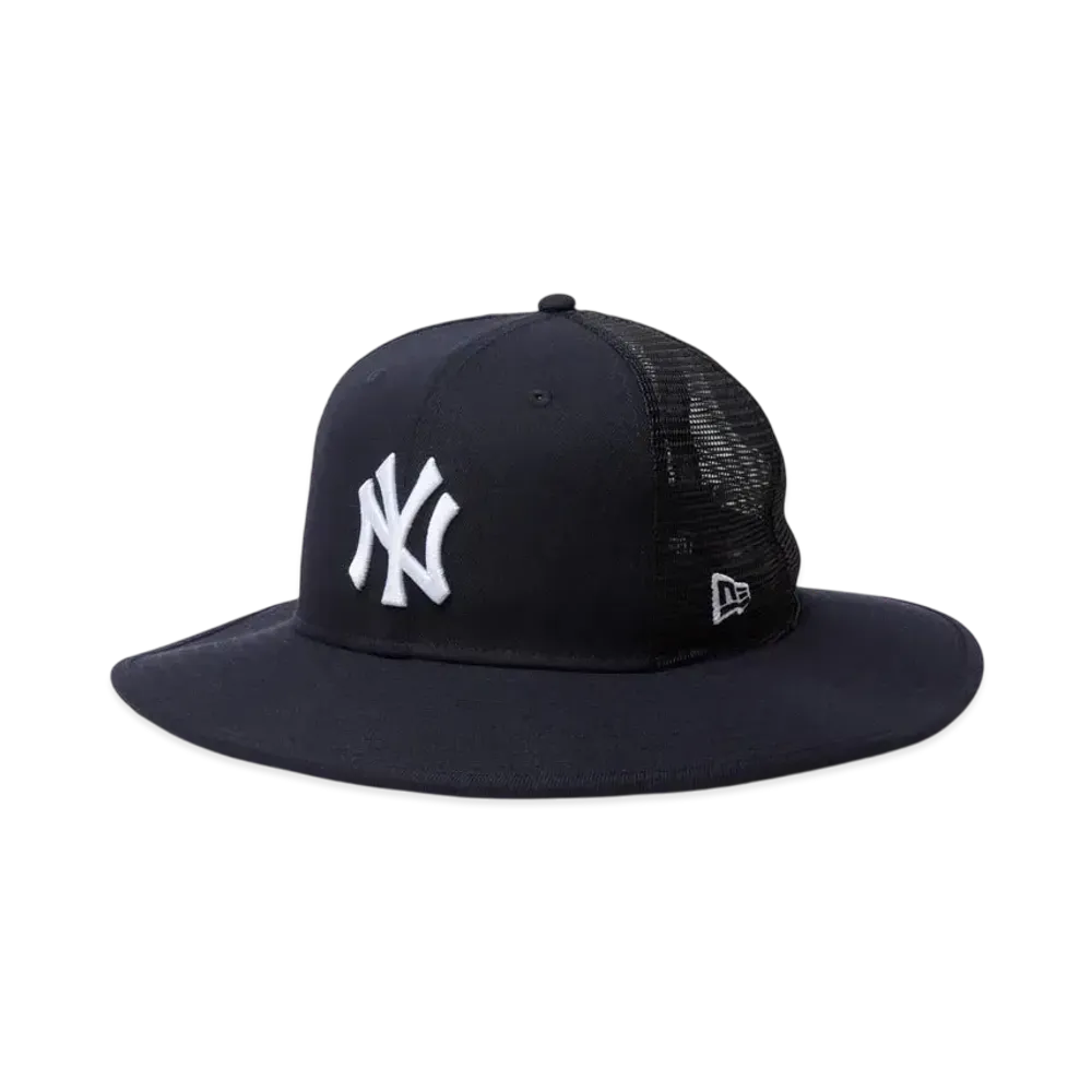 NEW ERA Fitted Brim Hat Mesh New York Yankees Powered by GORO NAKATSUGAWA (min-nano) "Navy"