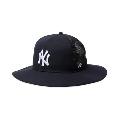 NEW ERA Fitted Brim Hat Mesh New York Yankees Powered by GORO NAKATSUGAWA (min-nano) "Navy"