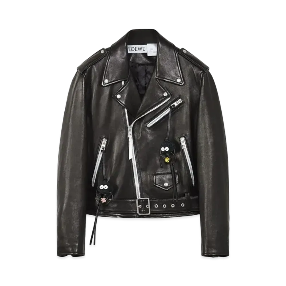 LOEWE x Spirited Away Kaonashi Biker Jacket "Black"
