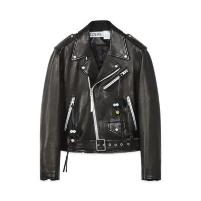 LOEWE x Spirited Away Kaonashi Biker Jacket "Black"