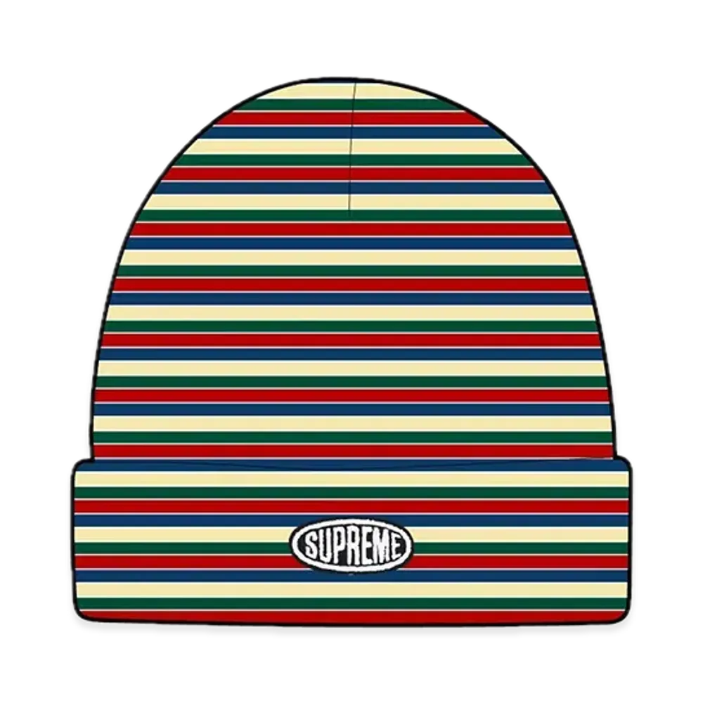 Supreme Multi Stripe Beanie "Yellow"