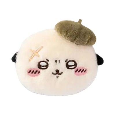 Gray Parka Service "Tokyo souvenir OKAO Plush Badges" -Chiikawa- Rakko