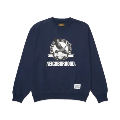 NEIGHBORHOOD x Eddie Bauer Washed Sweat Shirt LS "Navy"
