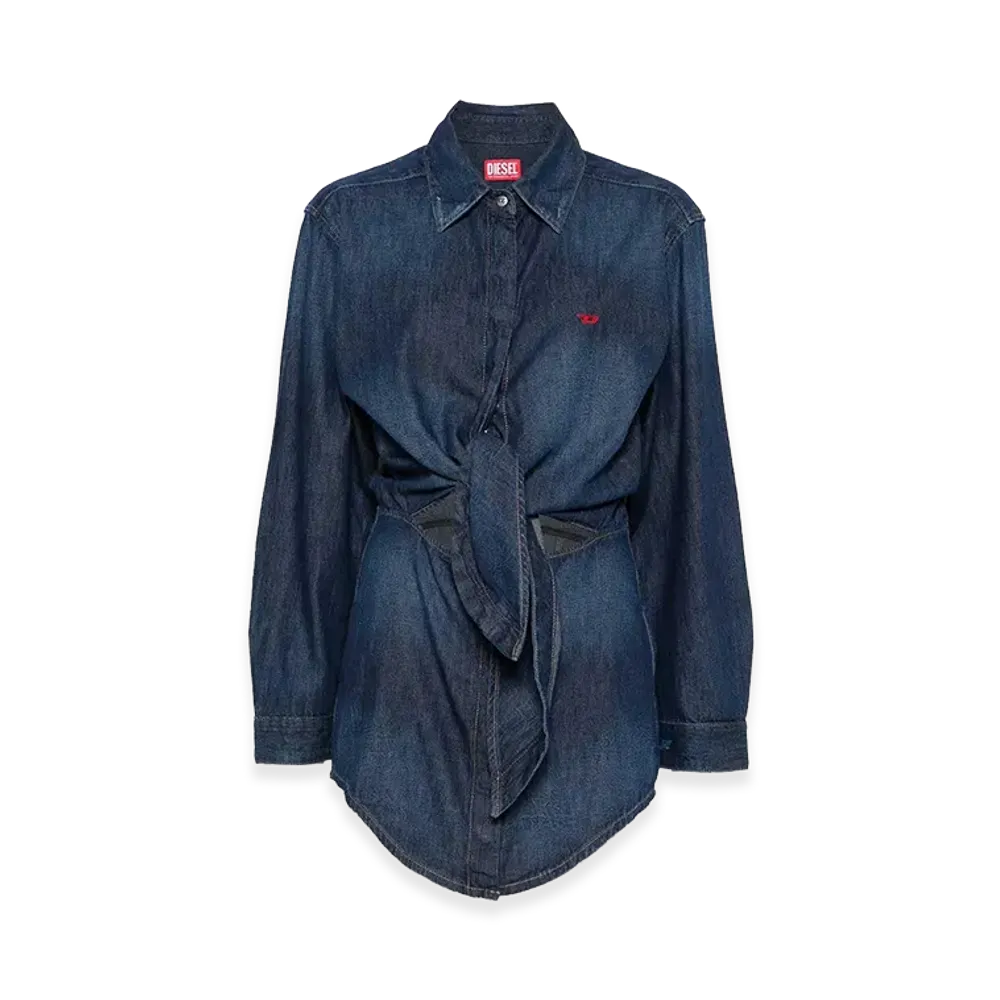 Diesel Women's `De-Susan-D` Dress "Denim"