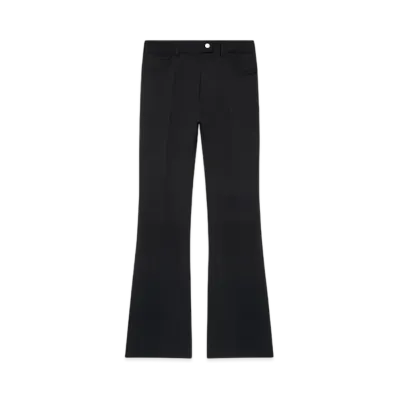 Courreges 70'S Twill Bootcut Pants "Black"
