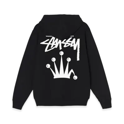 Stussy Stock Crown Hoodie "Black"